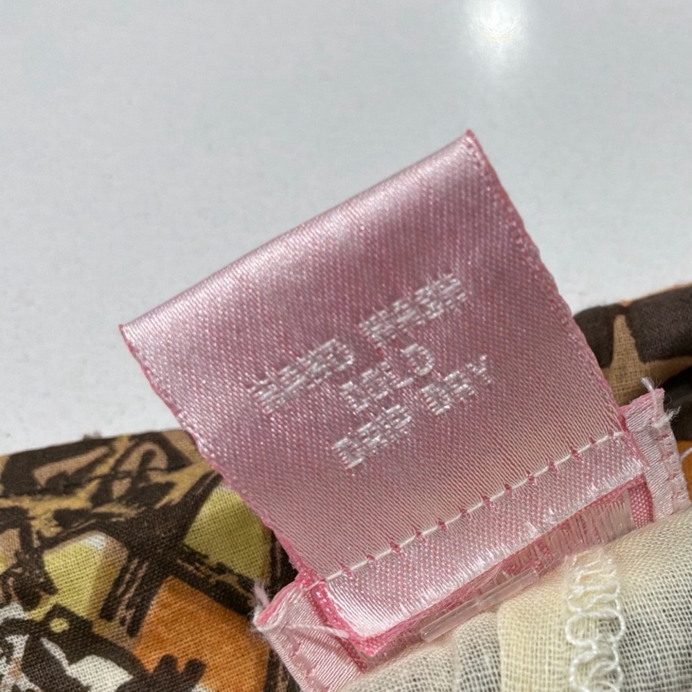 Nostalgia Boho Patchwork Print Handkerchief Hem S… - image 5